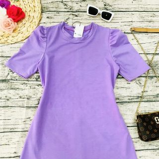 ĐẦM SUÔNG TAY PHỒNG CÓ 2 TÚI HÔNG