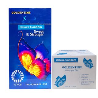 Bao Cao Su Goldentime Tăng Khoái Cảm (12 Cái)
