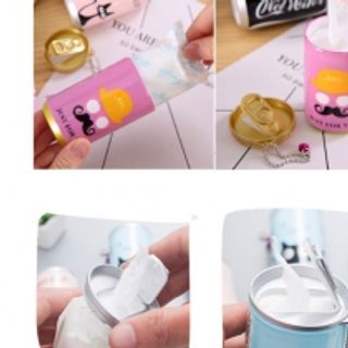 MÓC KHÓA KHĂN GIẤY ƯỚT DẠNG LON