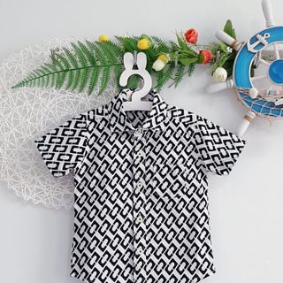 Hoạ tiết áo sơ mi bé trai