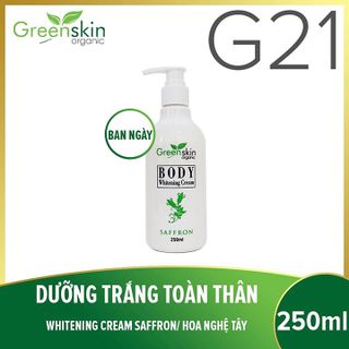 Kem dưỡng trắng da toàn thân hoa nghệ tây G21