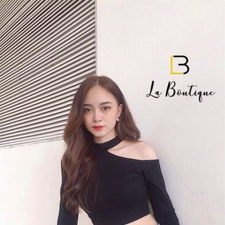 ÁO Croptop Lệch Vai Chocker LA BOUTIQUE 195