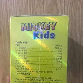 Siro ăn ngon mickey kids
