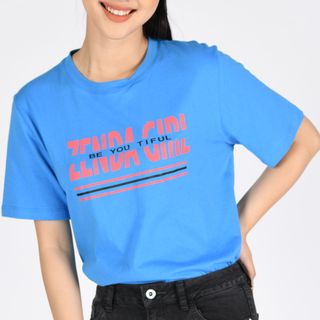 Áo thun in chữ ZENDA GIRL