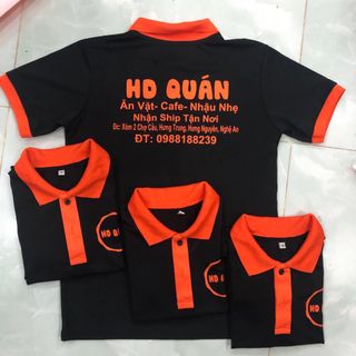áo thun quán ăn nhà hàng