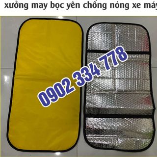 bọc yên xe máy cách nhiệt 2 lớp
