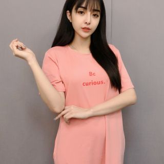 đầm suông xẻ tà