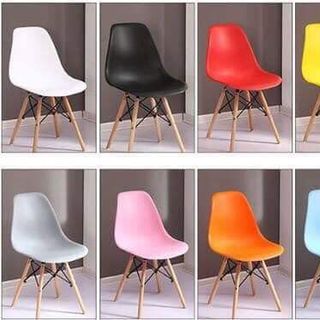Ghế nhựa chân gỗ Eames GE-01