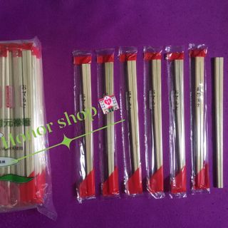 Đũa tách gỗ bồ đề dùng 1 lần bao bì nylon OPP