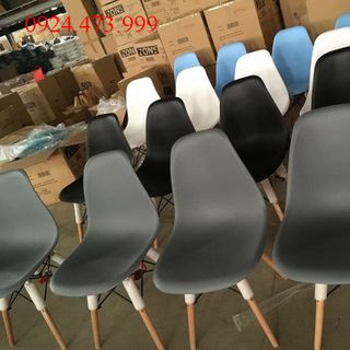 Ghế nhựa chân gỗ Eames GE-01