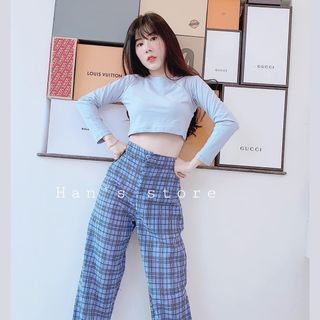 Quần suông caro hot hit