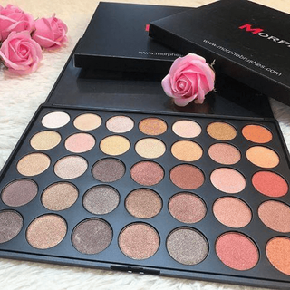 Bảng Phấn Mắt 35 Ô Morphe 35OS 35 Color Shimmer Nature Glow Eyeshadow Palette 56.2g