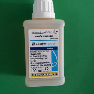 thuốc trừ sâu Selecron 500ec trừ các loại rầy xanh, sâu cuốn lá, sâu xanh, sâu khoang