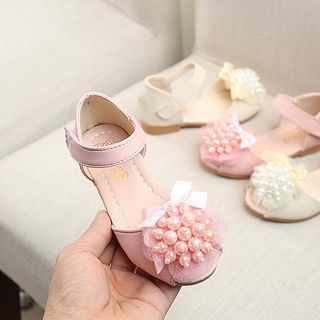 Dép bé gái nơ ngọc