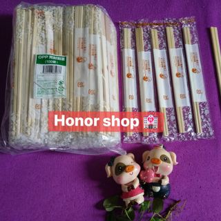 Đũa tách gỗ bồ đề dùng 1 lần bao bì nylon OPP