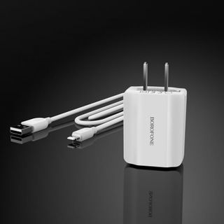 Bộ Cóc Cáp Sạc BA15 Borofone - 1 Cổng USB - Cổng Lightning - chuẩn CN