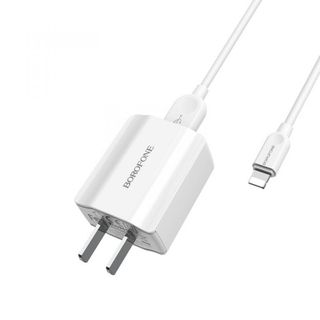 Bộ Cóc Cáp Sạc BA15 Borofone - 1 Cổng USB - Cổng Lightning - chuẩn CN