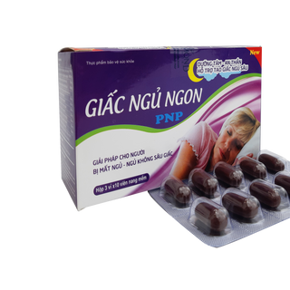 Viên Uống Giấc Ngủ Ngon PNP - Hỗ Trợ Điều Trị Mất Ngủ, Giúp Ngủ Sâu Tự Nhiên