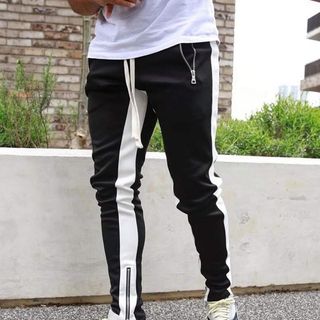 Quần dài thể thao nam chất das zip