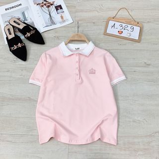 Áo thun tennis thêu hình vương miệng