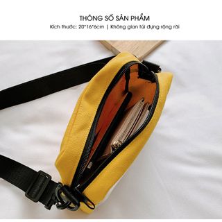 Túi đeo chéo trong suốt họa tiết hoa cúc xinh xắn giá rẻ D837