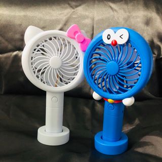 Quạt cầm tay KITTY không đèn 2020B có chân đế
