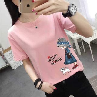 Áo thun nữ tay lỡ vải su lụa trơn mềm mịn không xù