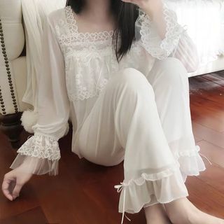 Đồ ngủ nữ bánh bèo von mềm mịn