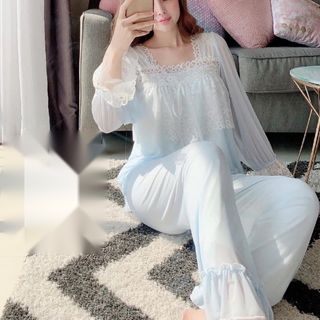 Đồ ngủ nữ bánh bèo von mềm mịn