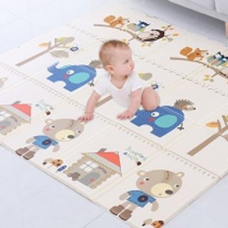 THẢM XỐP TRẢI SÀN SILICONE XPE 2 MẶT CHO BÉ