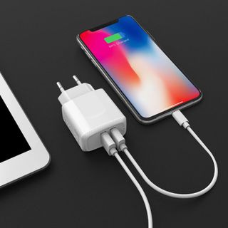 Cóc Sạc BA3A Borofone - 2 Cổng USB chuẩn EU
