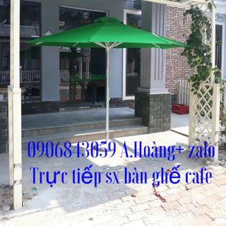 Bàn ghế cafe dù che mát giá rẽ