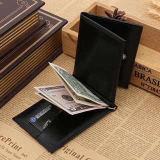 Ví kẹp tiền Hàn Quốc nhiều ngăn thẻ 2 màu trẻ trung