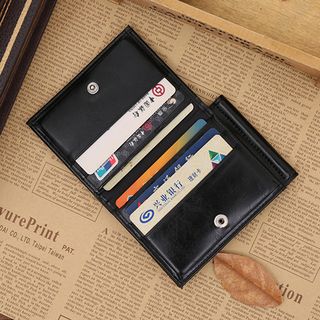 Ví kẹp tiền Hàn Quốc nhiều ngăn thẻ 2 màu trẻ trung