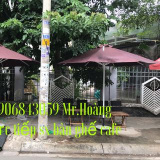 Bàn ghế cafe dù che mát giá rẽ