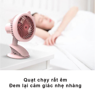 Quạt Tích Điện Mini Clip Fan