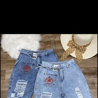 Quần lửng jeans nữ