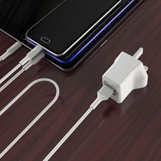 Cóc Sạc BA3B Borofone - 2 Cổng USB - chuẩn Ezplug UK