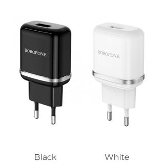 Cóc Sạc Nhanh BA36A QC3.0 Borofone - 1 Cổng USB - chuẩn EU