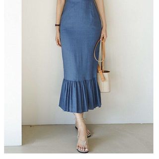 ĐẦM ÔM JEAN ĐUÔI CÁ - DT1257