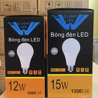 BÓNG ĐÈN TRÒN E27 G-LIGHT 15W SÁNG TRẮNG-ddfded giá sỉ