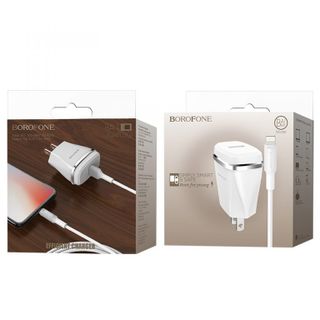 Bộ Cóc Cáp Sạc BA1 Borofone - 1 Cổng USB - cổng Lightning - chuẩn US