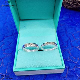 Nhẫn đôi khắc tên C001