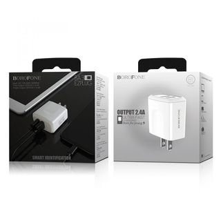 Cóc Sạc BA3 Borofone - 2 Cổng USB - chuẩn US