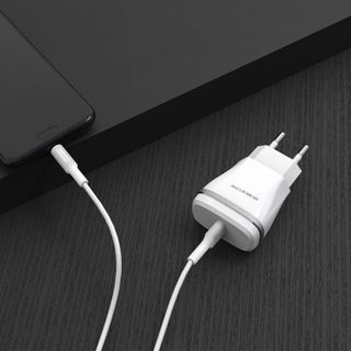 Bộ Cóc Cáp Sạc BA1A Borofone - 1 Cổng USB - cổng Micro-USB - chuẩn EU