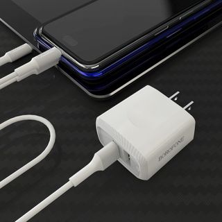 Bộ Cóc Cáp Sạc BA3 Borofone 3 in 1 - 2 Cổng USB chuẩn US
