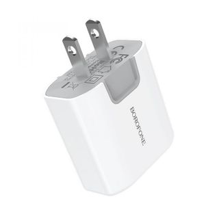 Cóc Sạc BA12 Borofone - 2 Cổng USB - chuẩn US