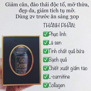 Detox golean giảm can