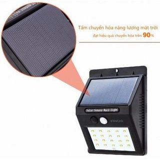Đèn năng lượng mặt trời cảm biến chuyển động 20LED