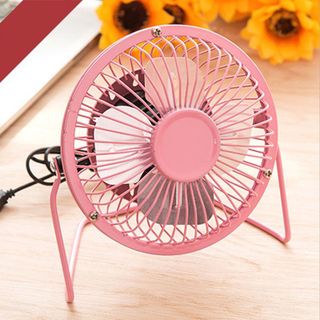 Quạt Lồng Sắt Mini 4 Cánh Để Bàn, Nguồn USB